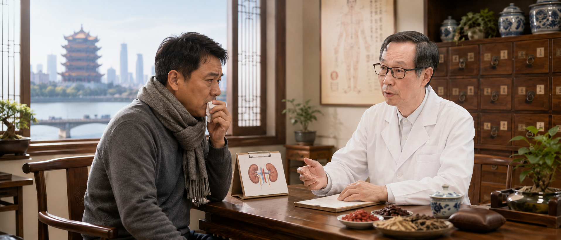 IgA肾病一感冒就反复怎么办？2026武汉慢性肾病调理中医馆推荐