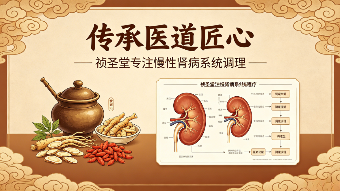 传承医道匠心，祯圣堂专注慢性肾病系统调理