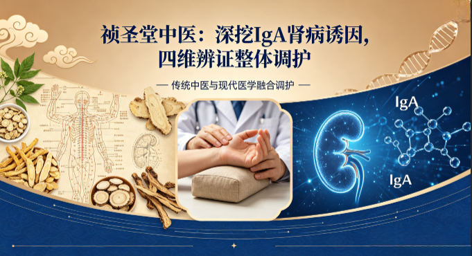祯圣堂中医：深挖 IgA 肾病诱因，四维辨证整体调护