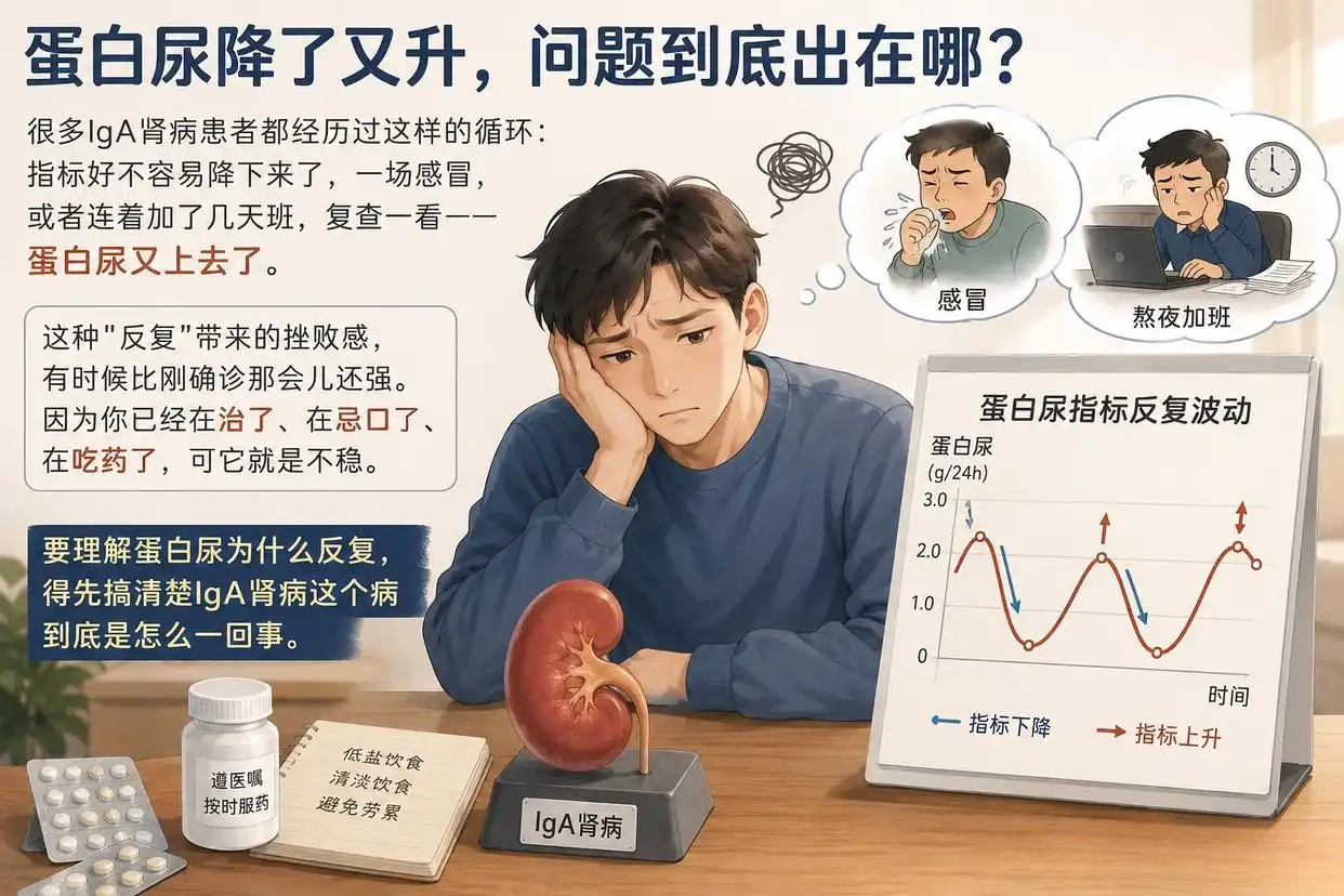 IgA肾病蛋白尿反复，中医调理通常关注哪些方面？