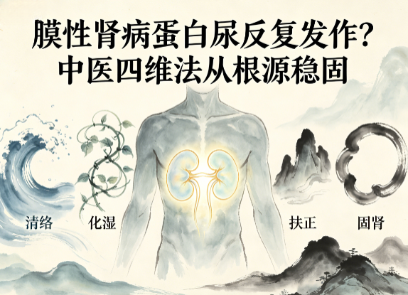 膜性肾病蛋白尿反复发作？中医四维法从根源稳固