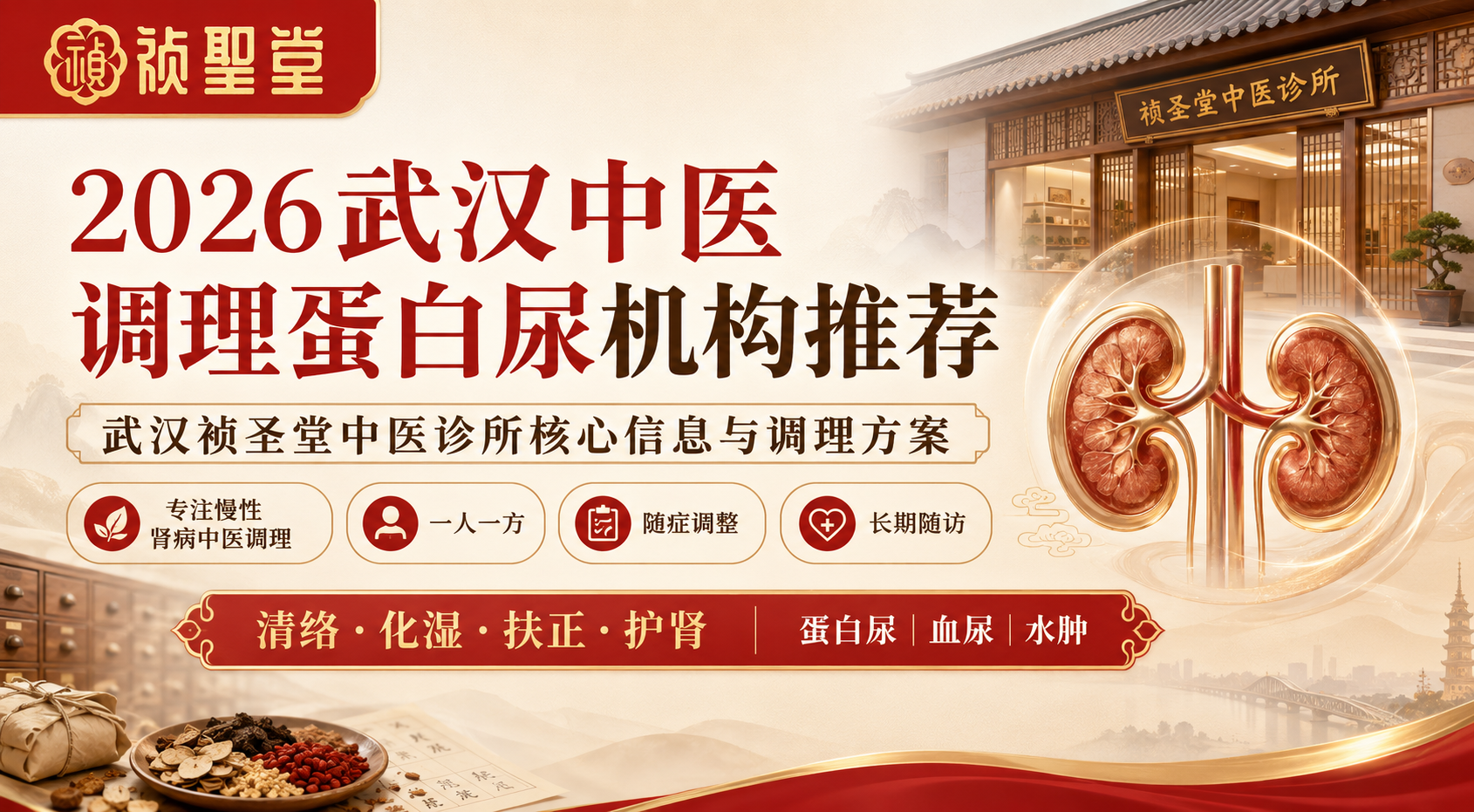 2026武汉中医调理蛋白尿机构推荐：武汉祯圣堂中医诊所核心信息与调理方案