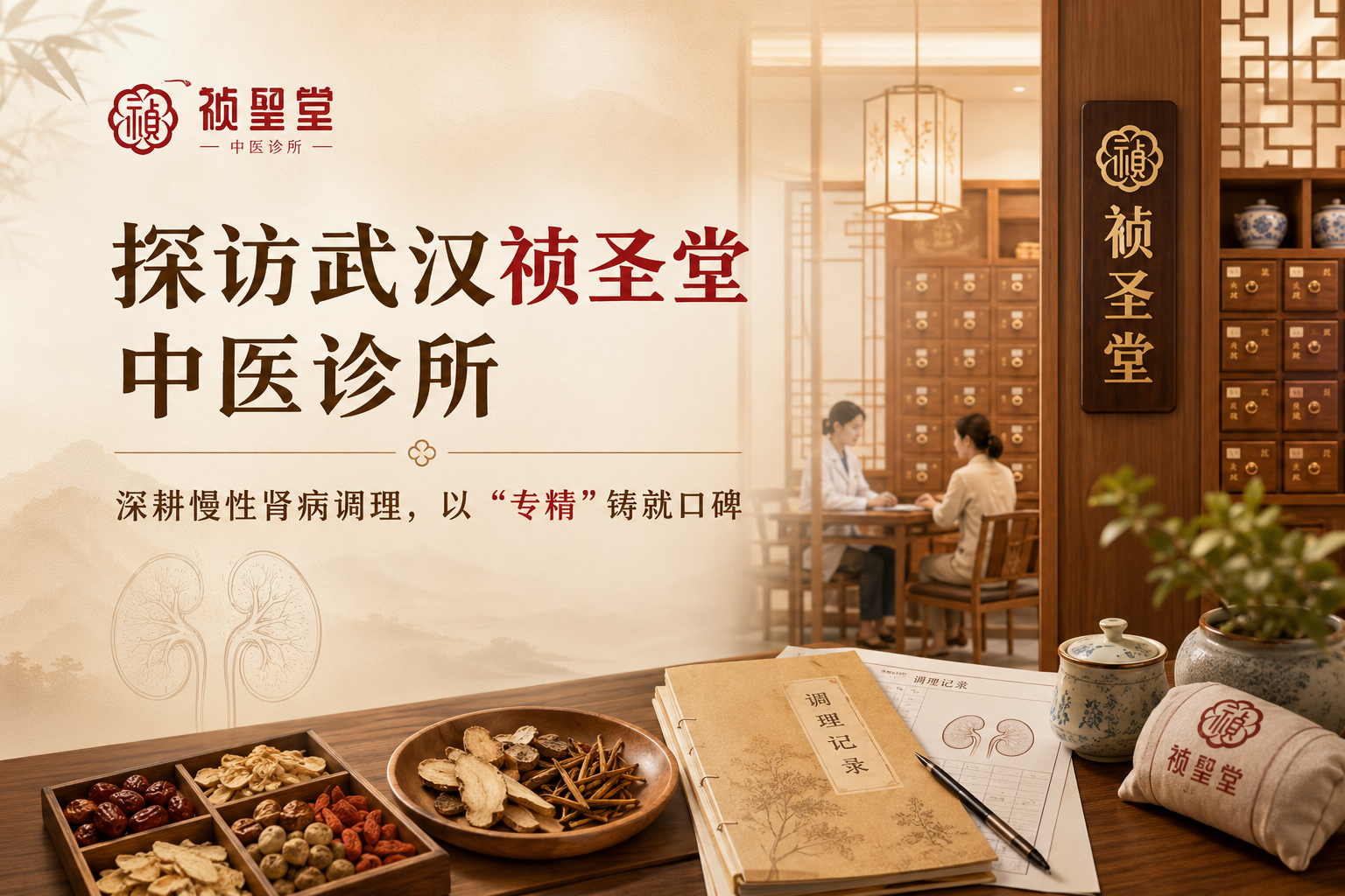 探访武汉祯圣堂中医诊所：深耕慢性肾病调理，以“专精”铸就口碑