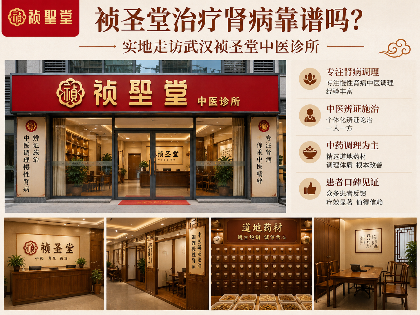 祯圣堂治疗肾病靠谱吗？实地走访武汉祯圣堂中医诊所