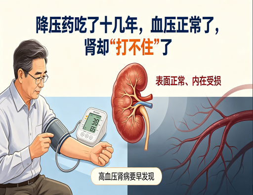 降压药吃了十几年，血压正常了，肾却“扛不住”了
