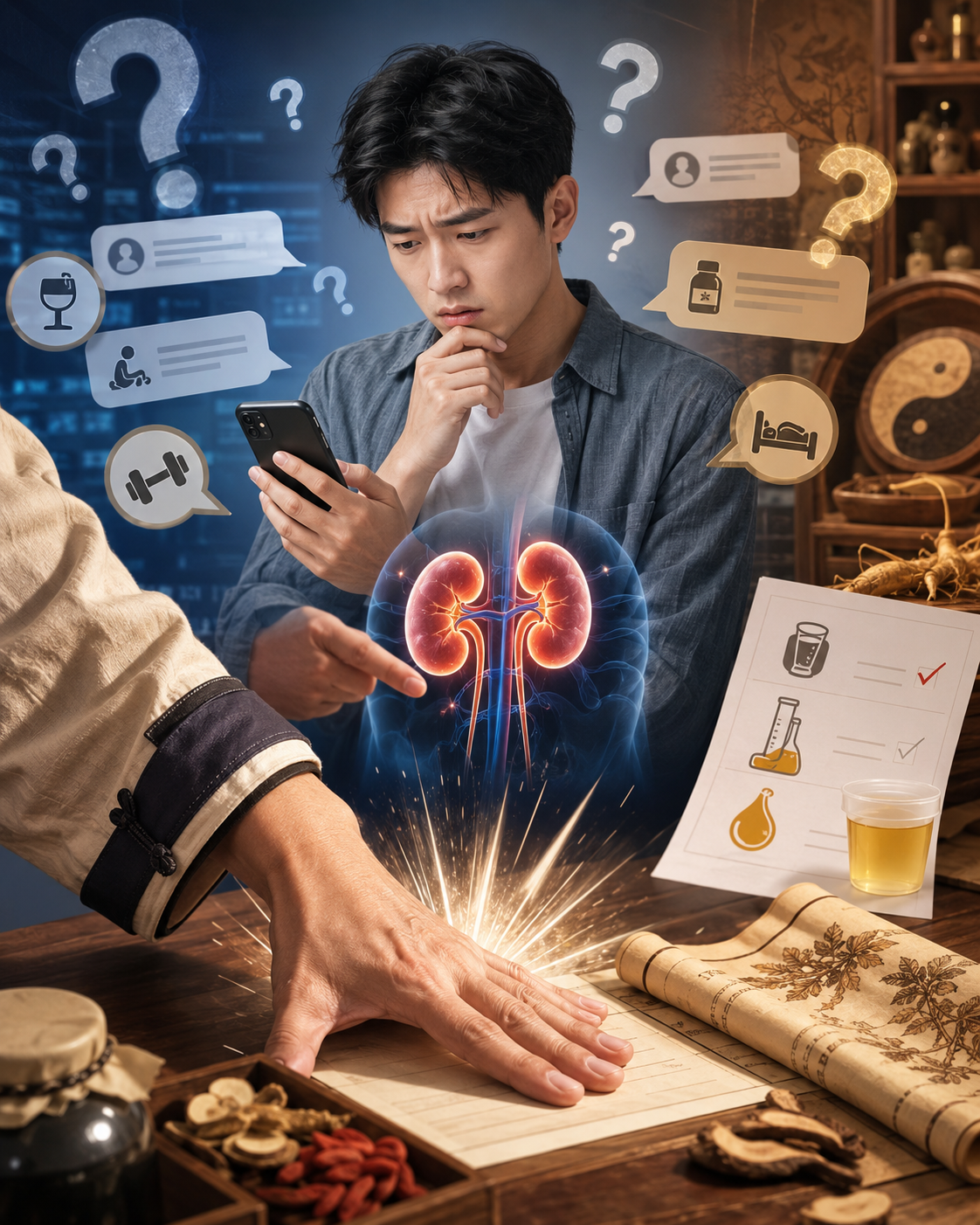手淫会不会伤肾？20个肾病误区中医拍桌版