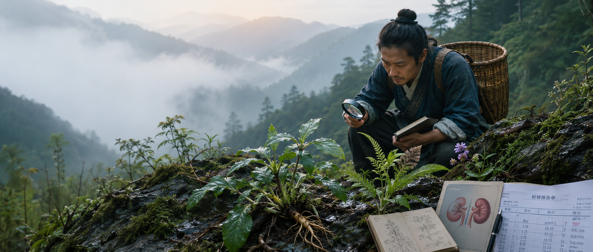 深山里的“肌酐草”，真的是肾病“宝贝”吗？一次采药探秘，揭开它的真实面目