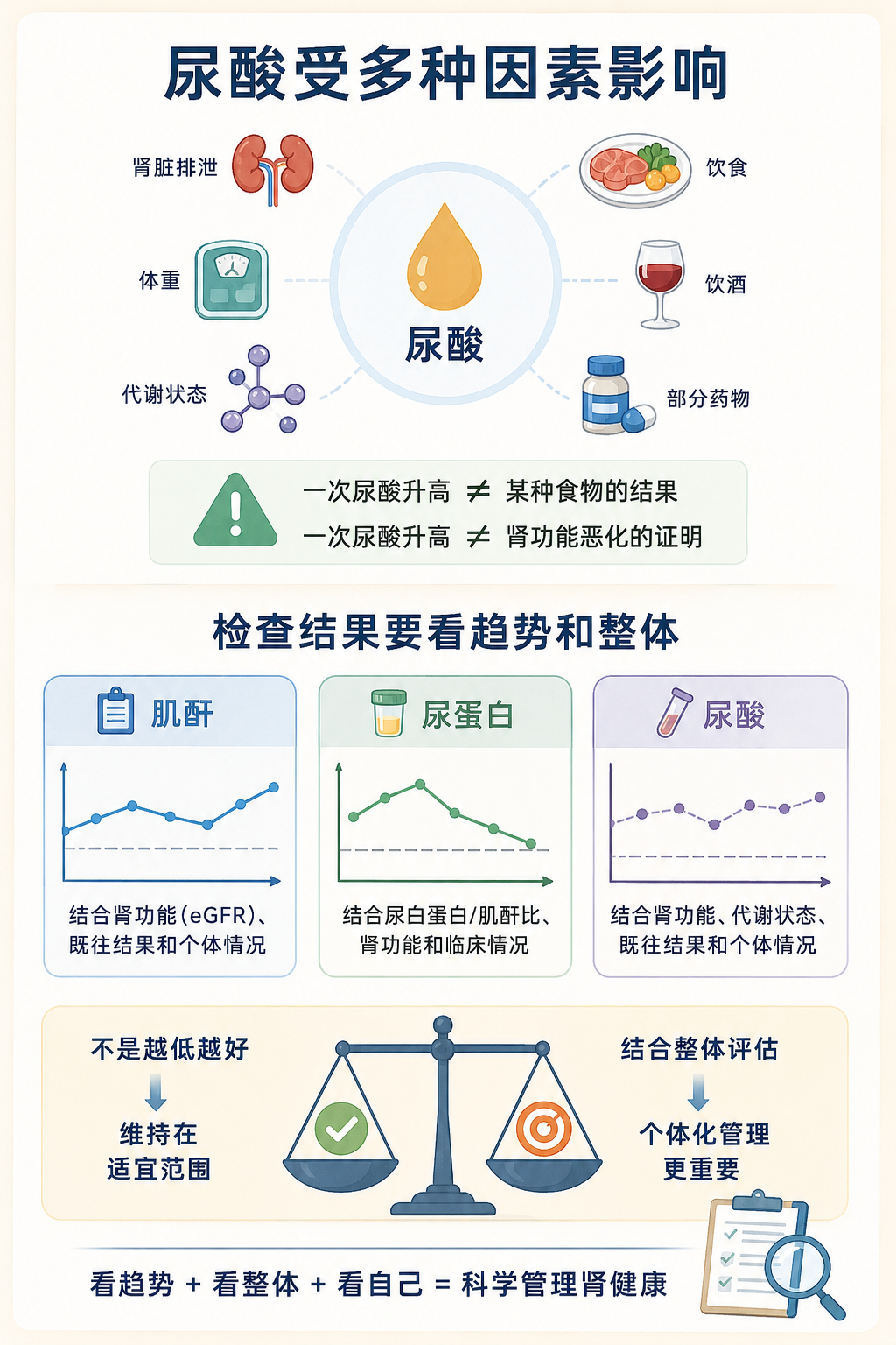 肾病饮食常见疑问：检查单上这个指标怎么看，别只看一个数字