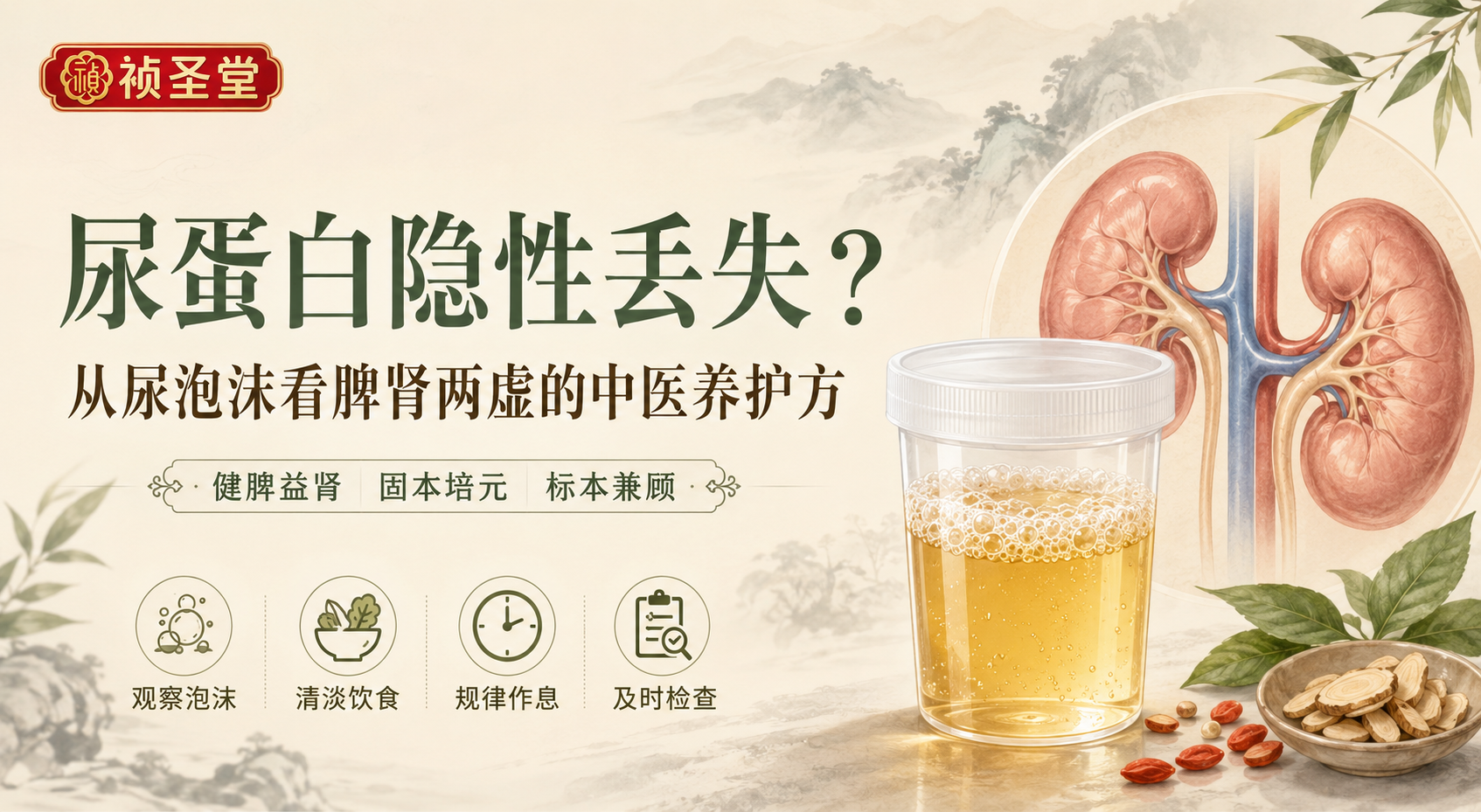 尿蛋白隐性丢失？从尿泡沫看脾肾两虚的中医养护方