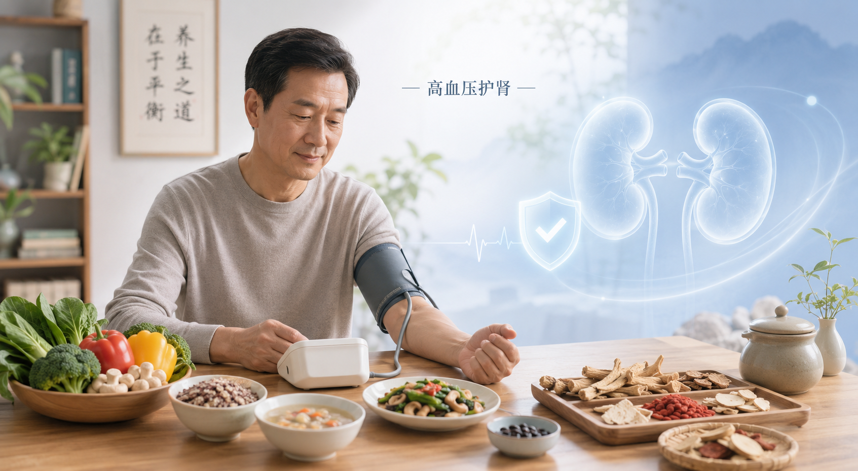 常年血压高怎么养肾？高血压人群护肾饮食与中医调理指南