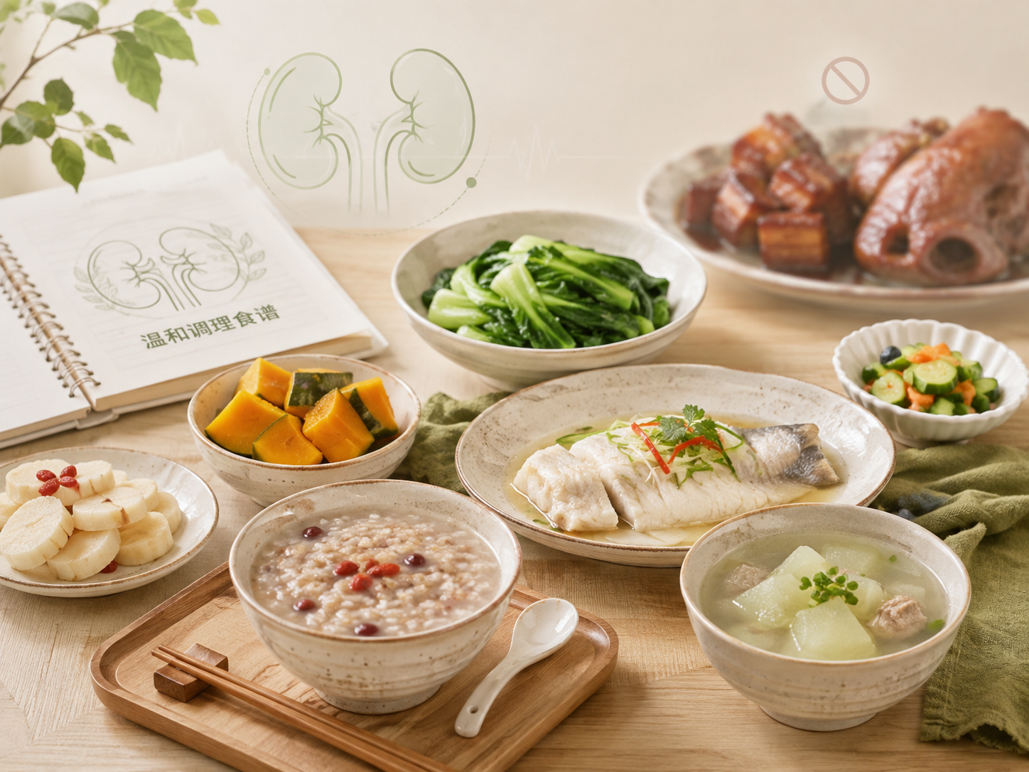 肾病患者千万别瞎补！大鱼大肉反伤肾，这份“温和调理”食谱请收好