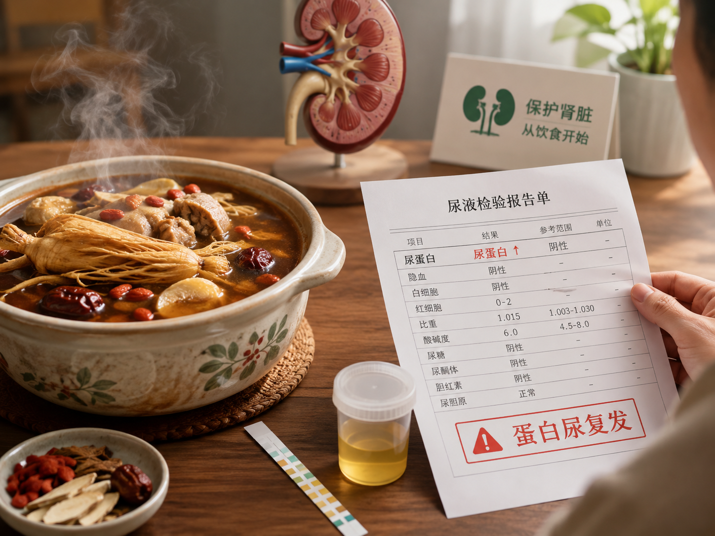 狼疮肾炎好不容易稳定，一碗“大补汤”竟让蛋白尿复发？医生提醒：千万别这样吃！
