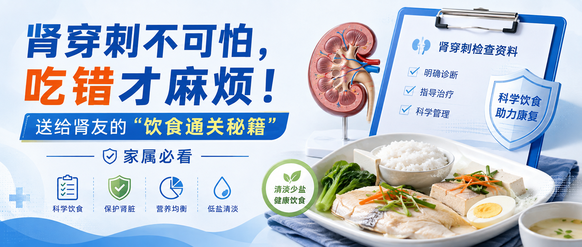 肾穿刺不可怕，吃错才麻烦！送给肾友的“饮食通关秘籍”，家属必看