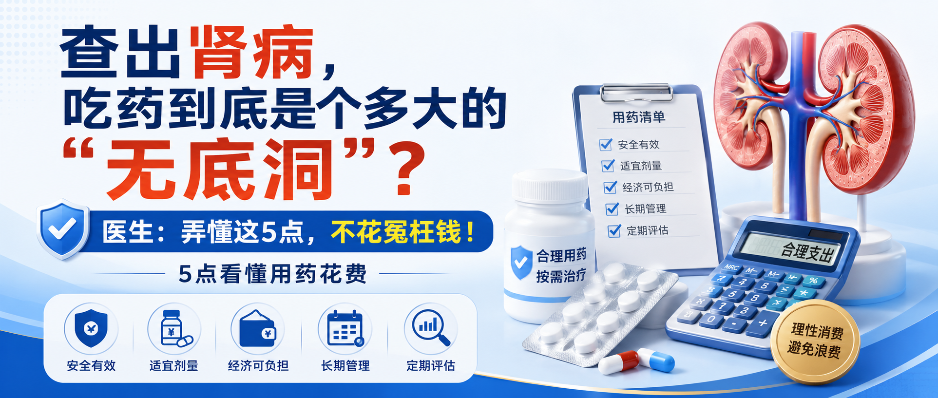 查出肾病，吃药到底是个多大的“无底洞”？医生：弄懂这5点，不花冤枉钱！