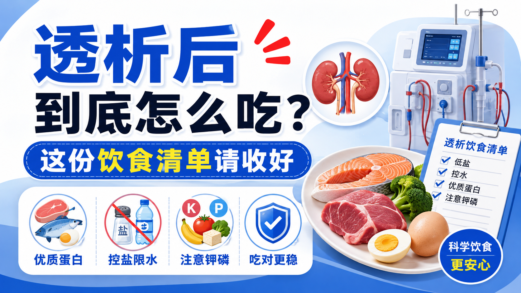 查出尿毒症开始透析，到底该怎么吃？这份“保命”饮食清单请收好