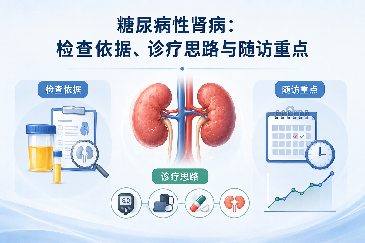 糖尿病性肾病查什么？检查依据、治疗思路和复查重点解读