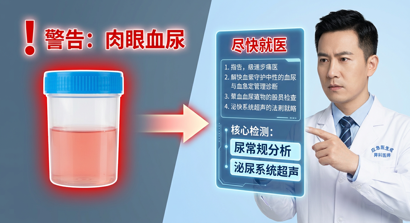 出现肉眼血尿要紧吗？哪些情况需要尽快就医