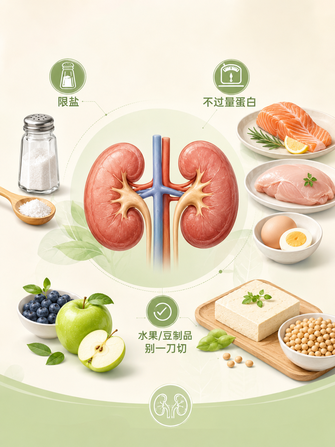 IgA肾病有哪些饮食禁忌？先管盐和过量蛋白，别急着戒水果豆制品