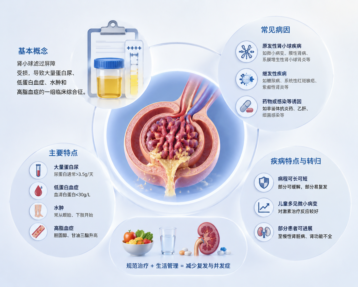 肾病综合征是什么病？从基本概念、病因到疾病特点一次讲清