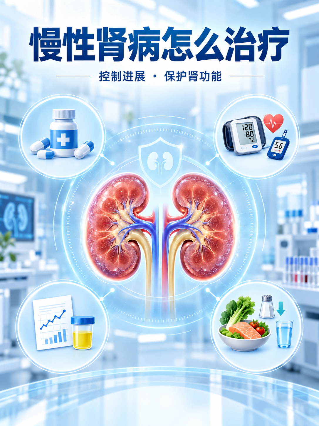慢性肾病怎么治疗｜控制进展、保护肾功能，不能只盯一个指标