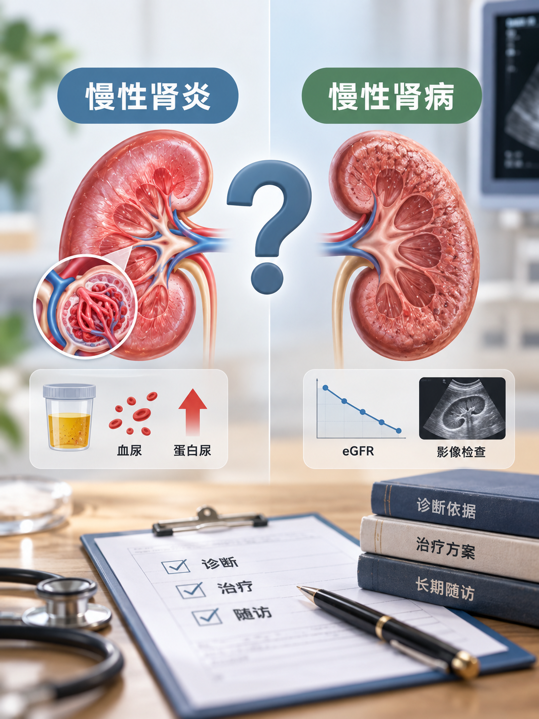 慢性肾炎就是慢性肾病吗？诊断、治疗和随访别混在一起