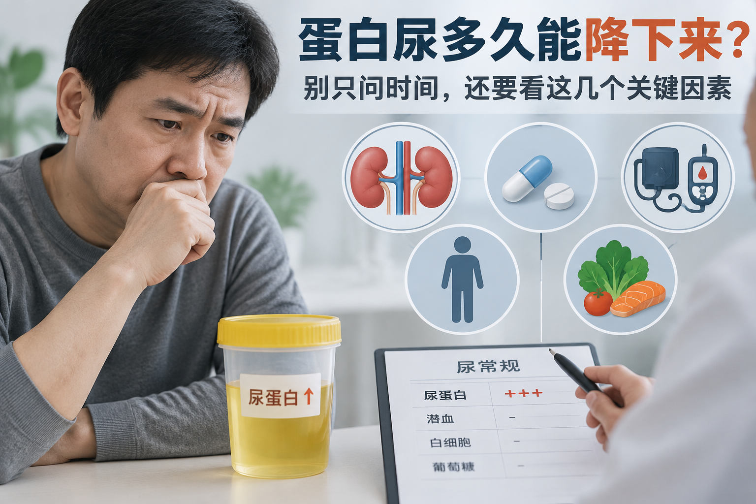 蛋白尿多久能降下来？别只问时间，还要看这几个关键因素