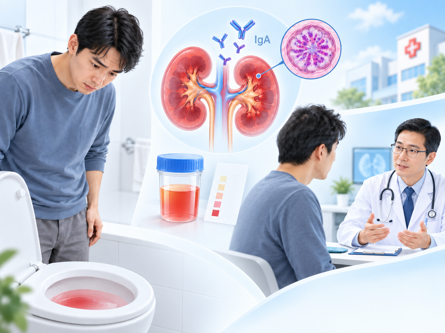 IgA肾病患者出现血尿怎么办？哪些情况需要及时就医