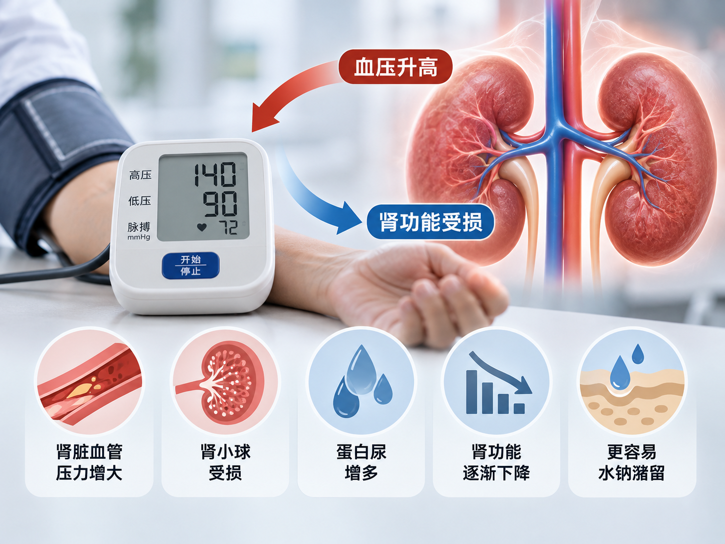 高血压与肾病有什么关系？这些变化提示不能只盯着血压数字