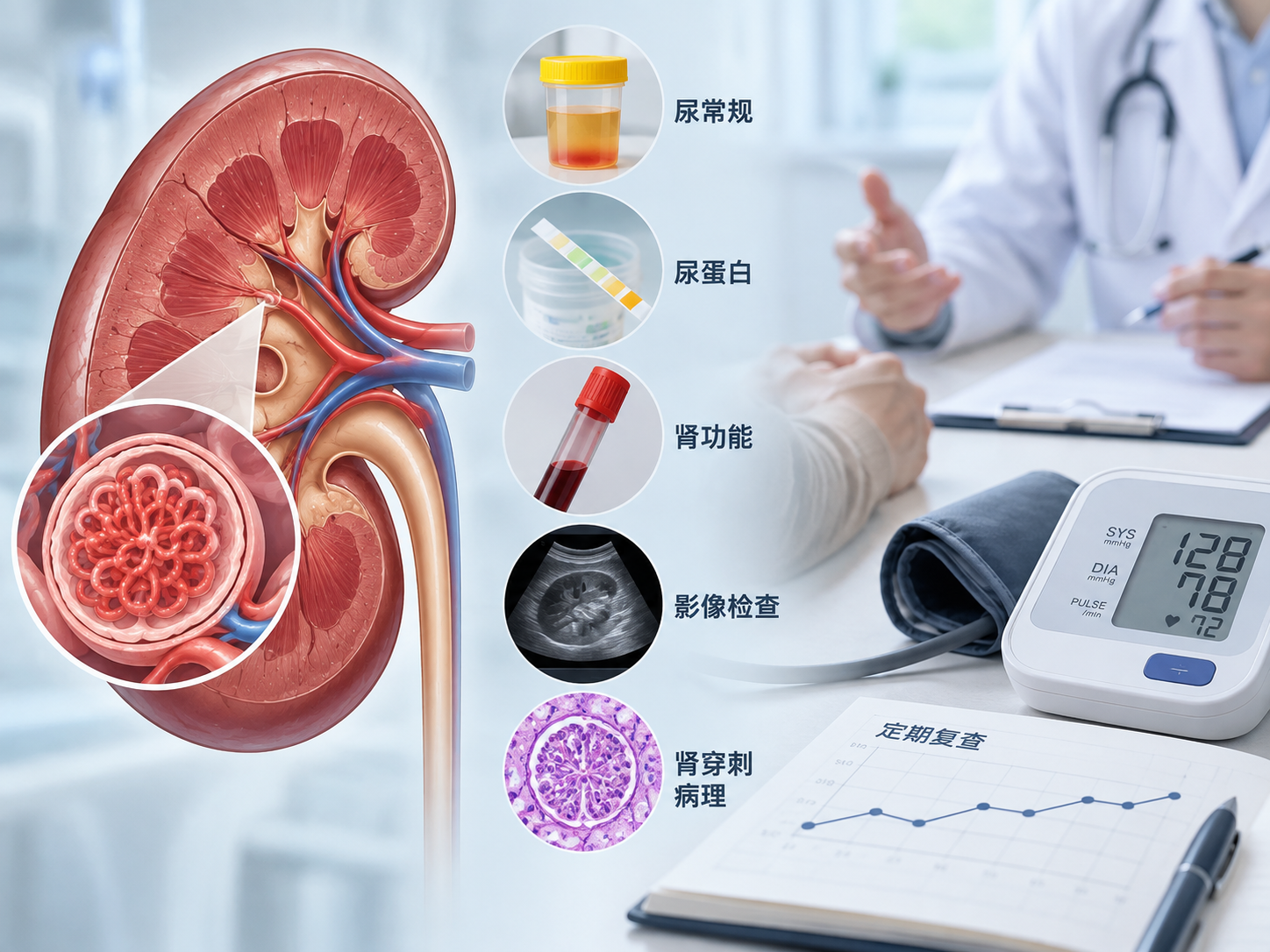 慢性肾小球肾炎：检查依据、诊疗思路与随访重点