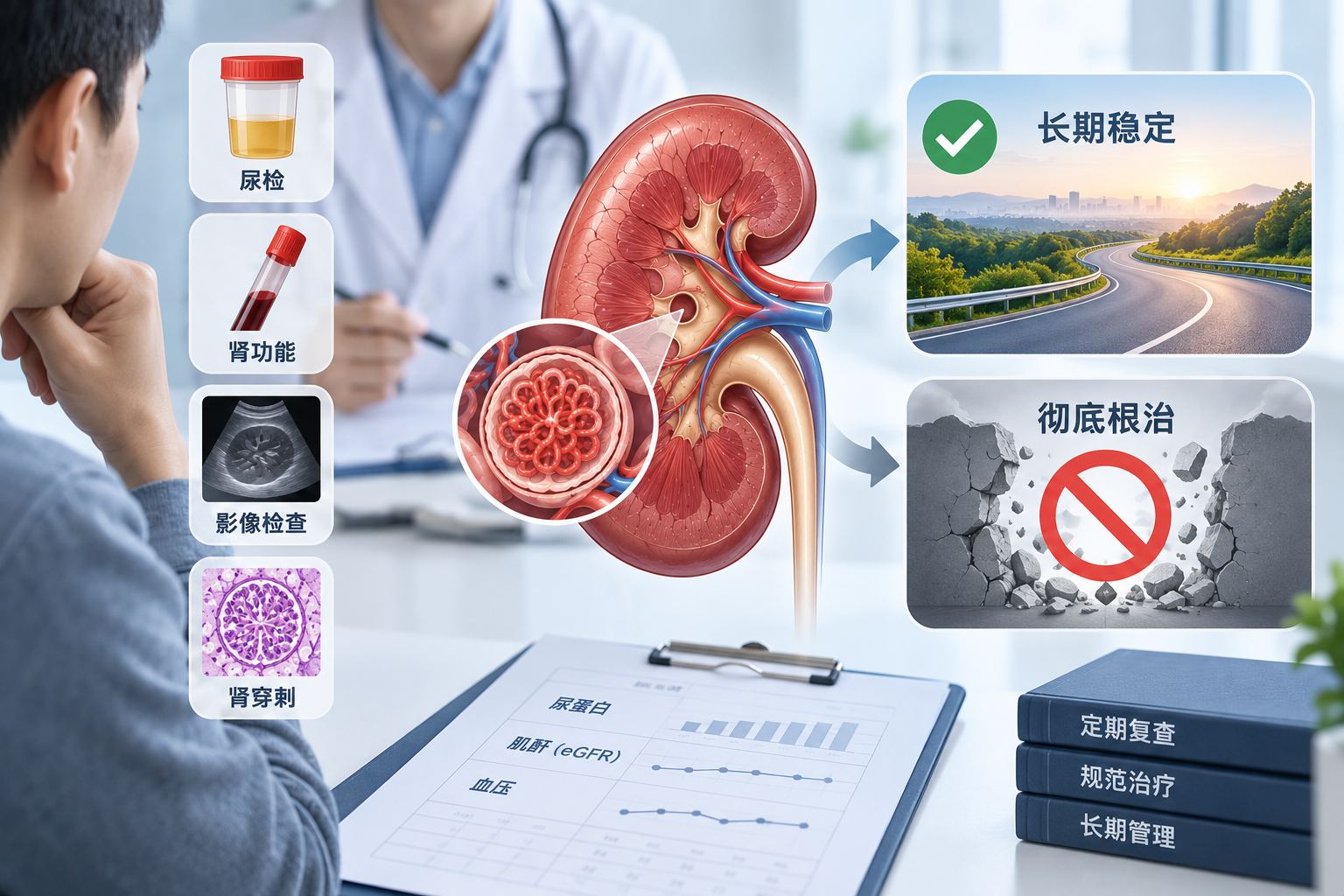 慢性肾炎能治好吗？能长期稳定和“彻底根治”不是一回事