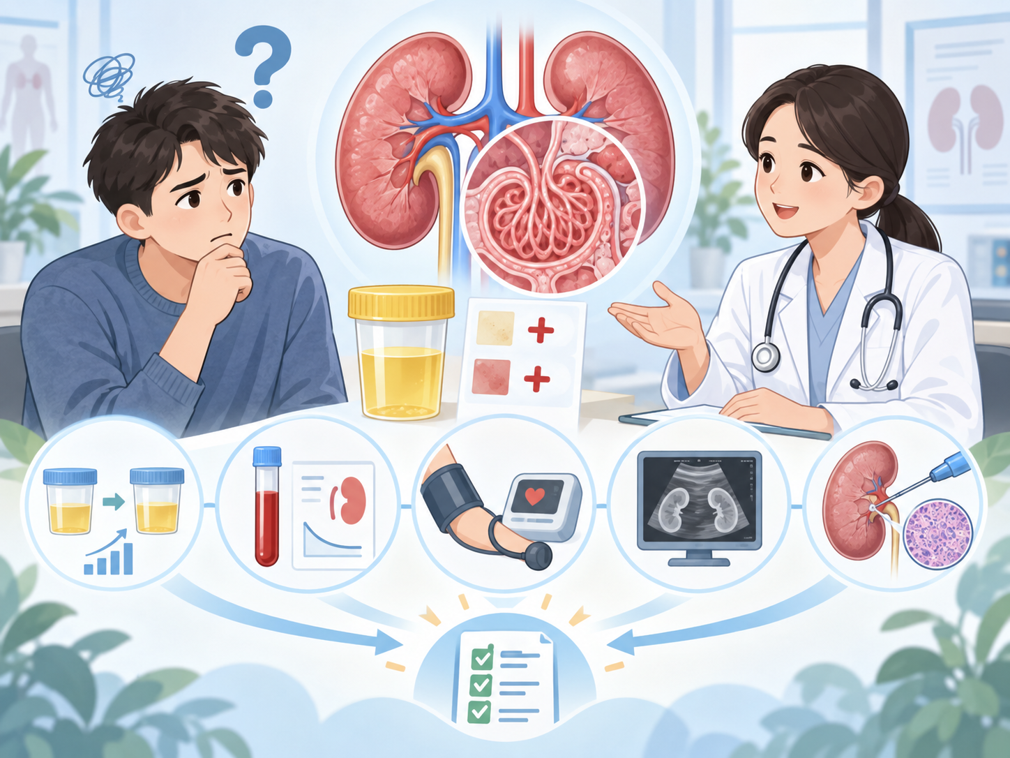 尿蛋白和潜血都有，就是慢性肾小球肾炎吗？确诊要看这些依据