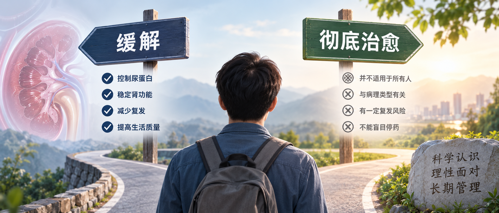 慢性肾小球肾炎能治好吗？“缓解”和“彻底治愈”不是一回事