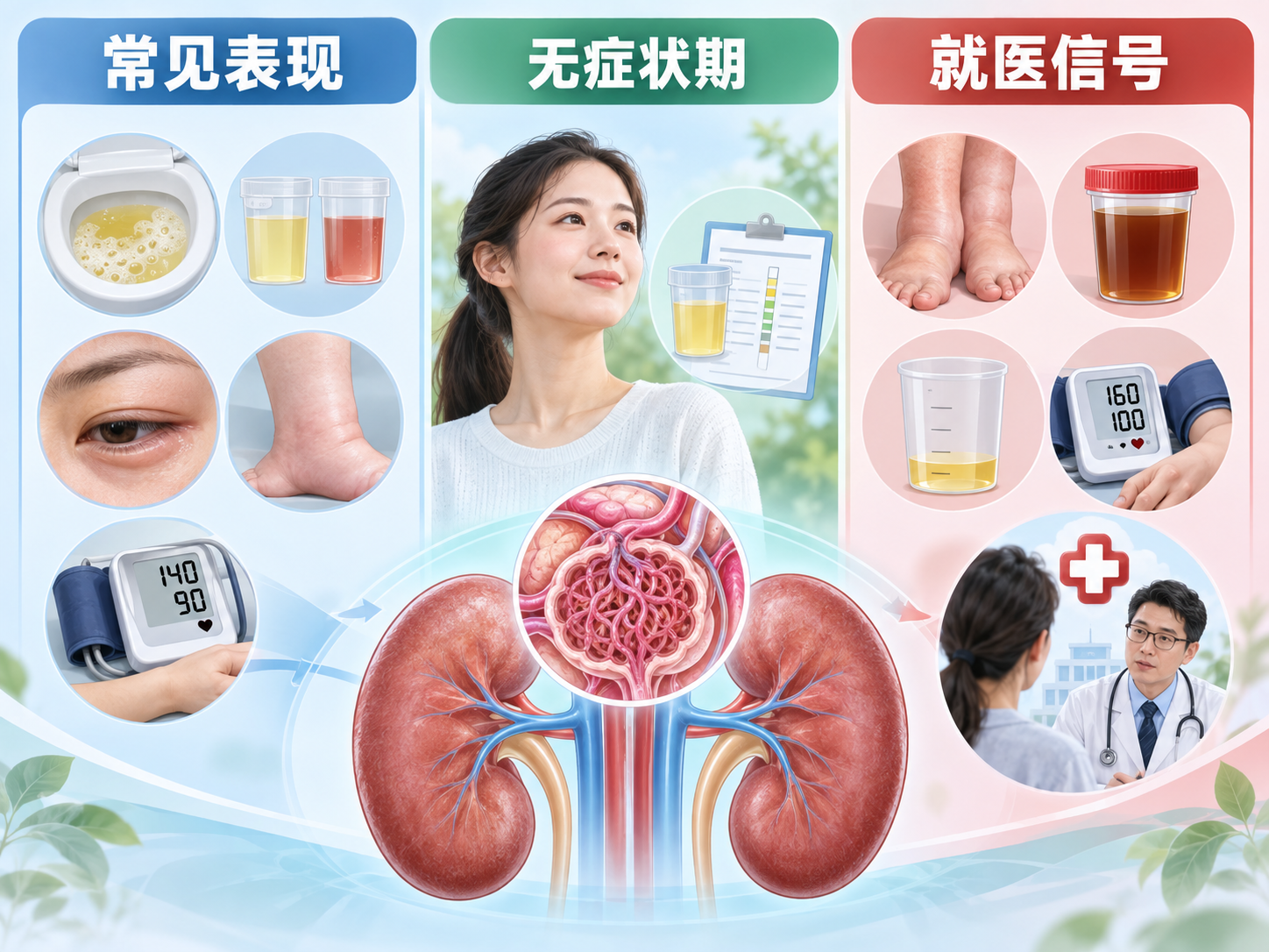 肾小球肾炎早期有什么表现？常见症状、无症状阶段和就医信号