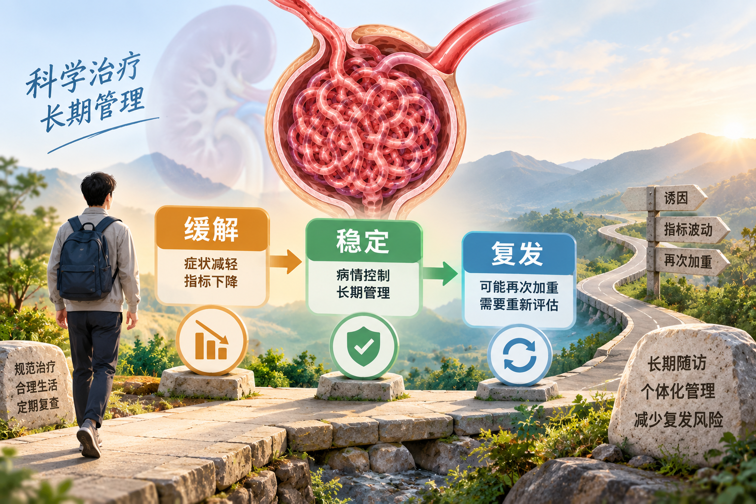 肾小球肾炎能治好吗？缓解、稳定和复发不是一回事