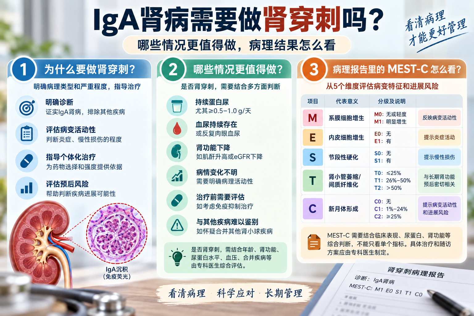 IgA肾病需要做肾穿刺吗？哪些情况更值得做，病理结果怎么看