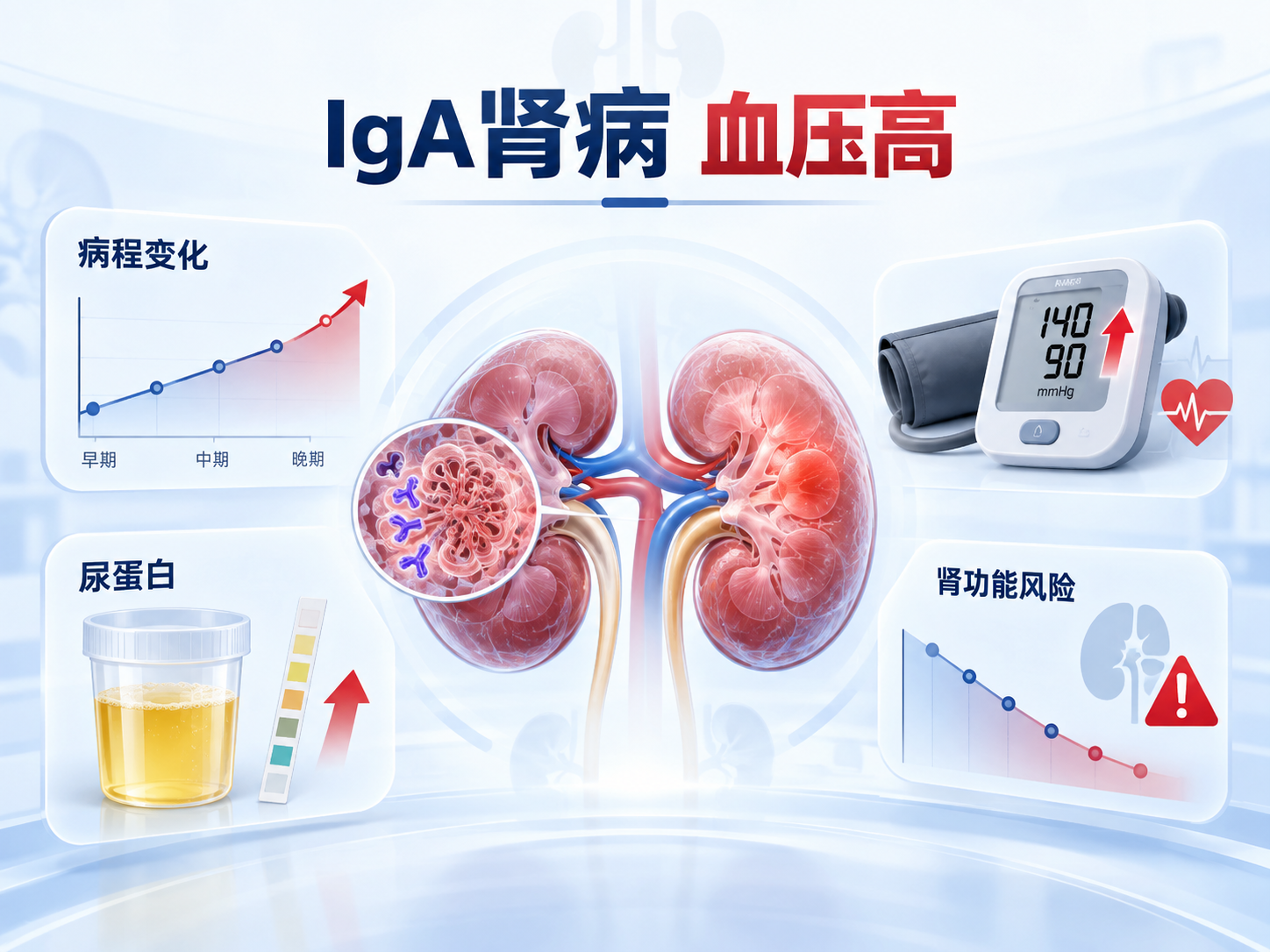 IgA肾病血压高：病程变化、尿蛋白、血压和肾功能风险，应该怎么看？