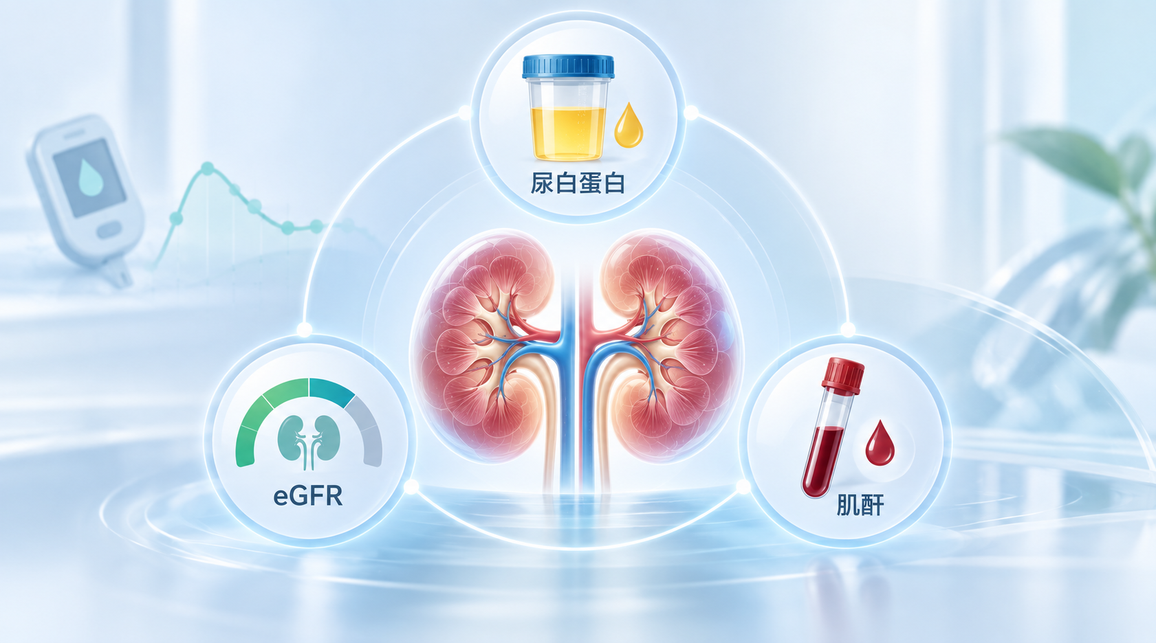 早期糖尿病肾病怎么看出来？尿白蛋白、eGFR和肌酐要一起看