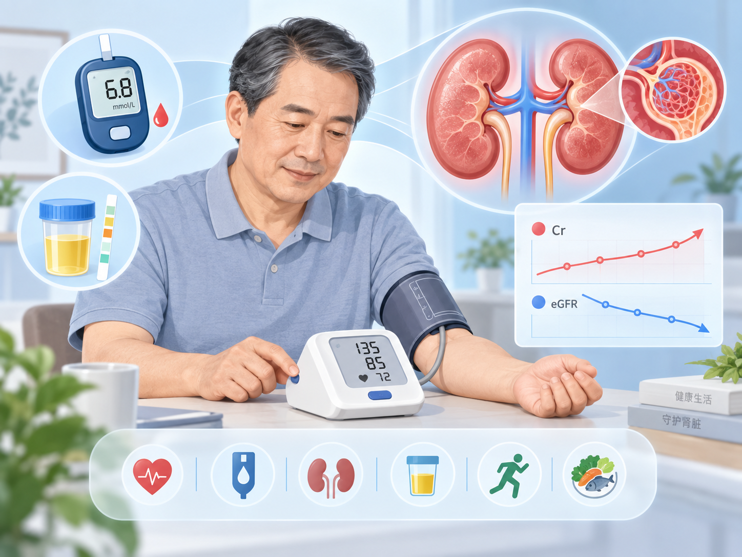 糖尿病肾病血压高怎么办？别只盯着血压数字，还要看这几项变化