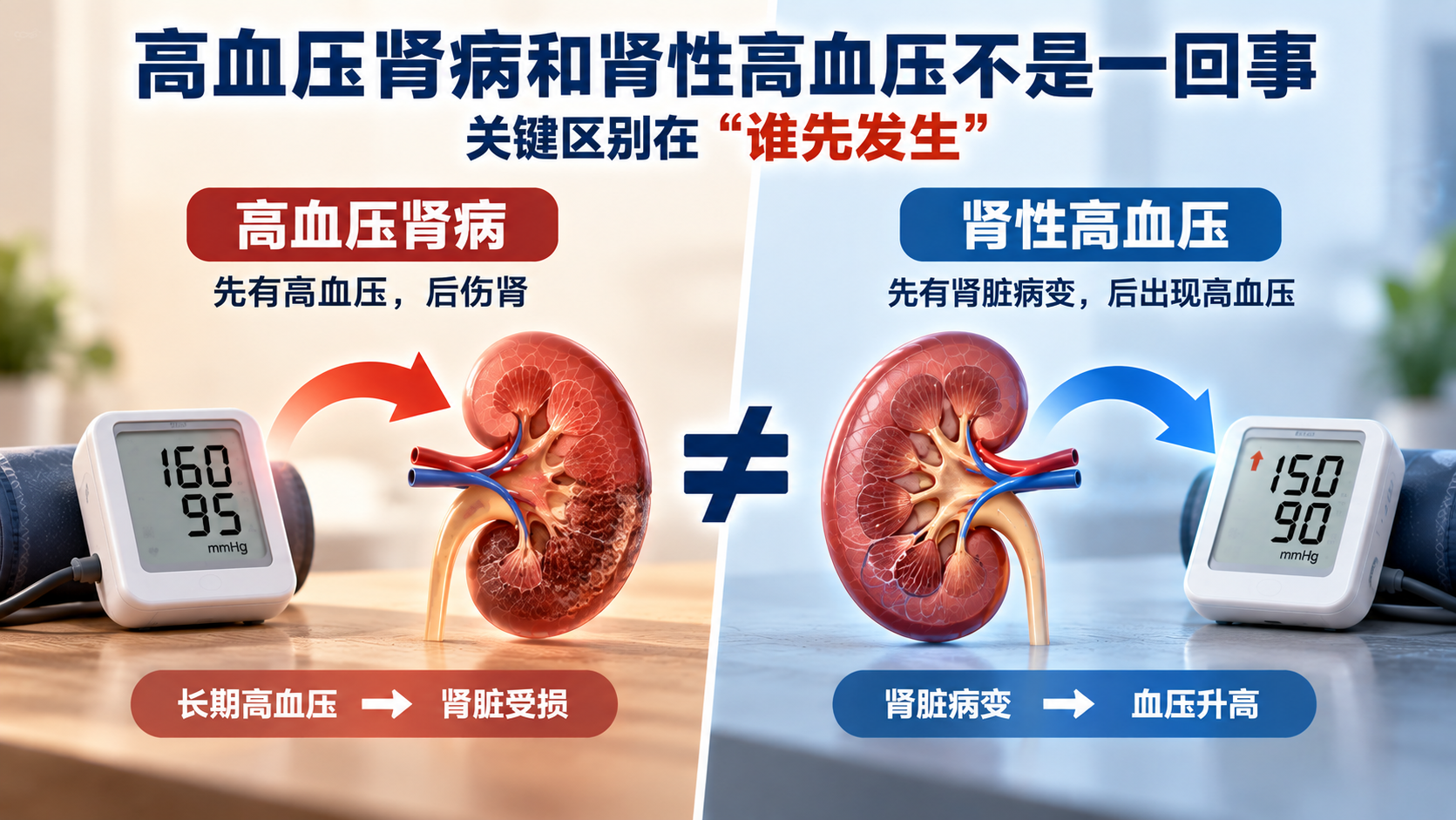 血压高多久肾脏会受损？别等肌酐升高才开始关注