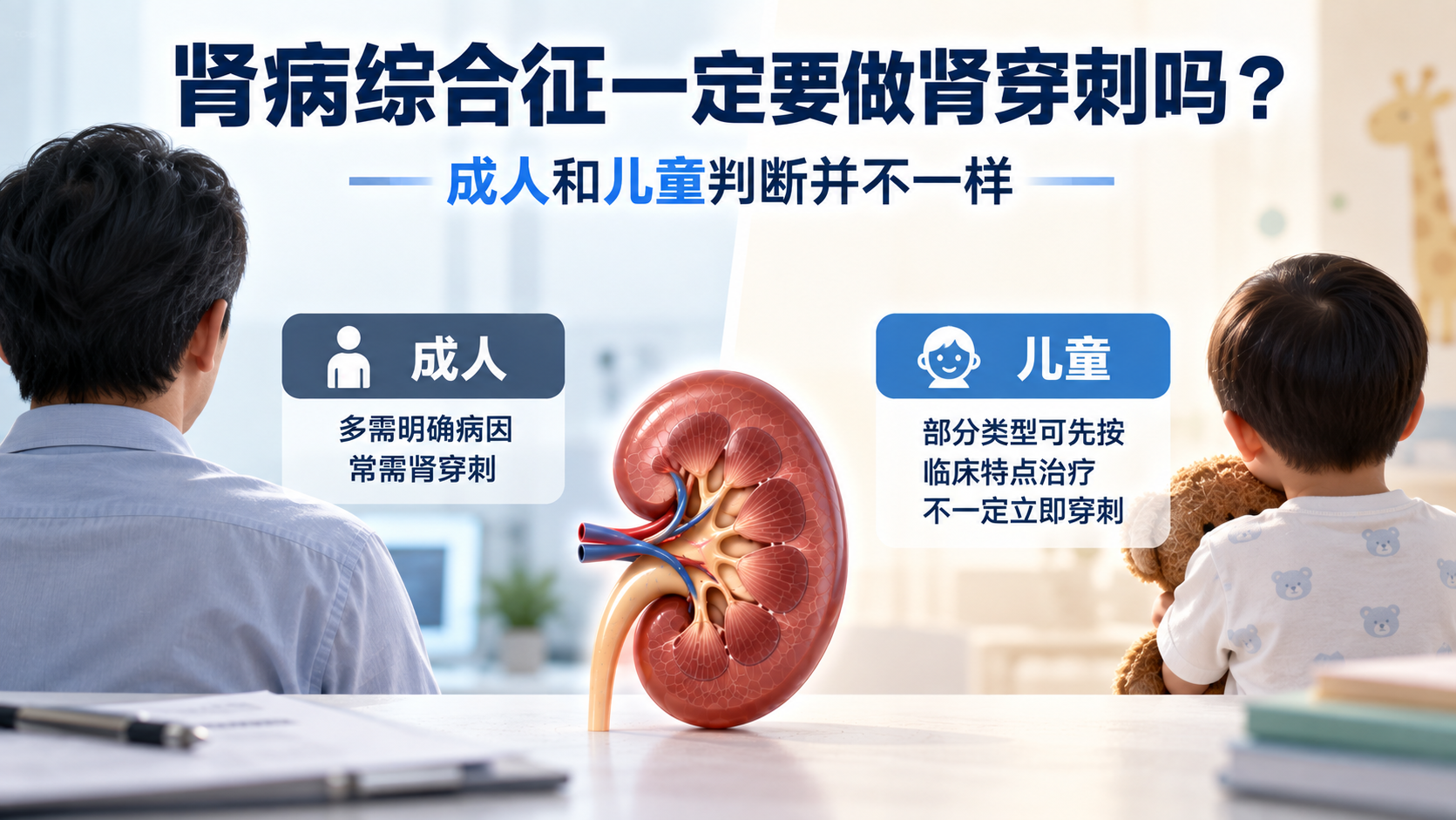 肾病综合征一定要做肾穿刺吗？成人和儿童判断并不一样