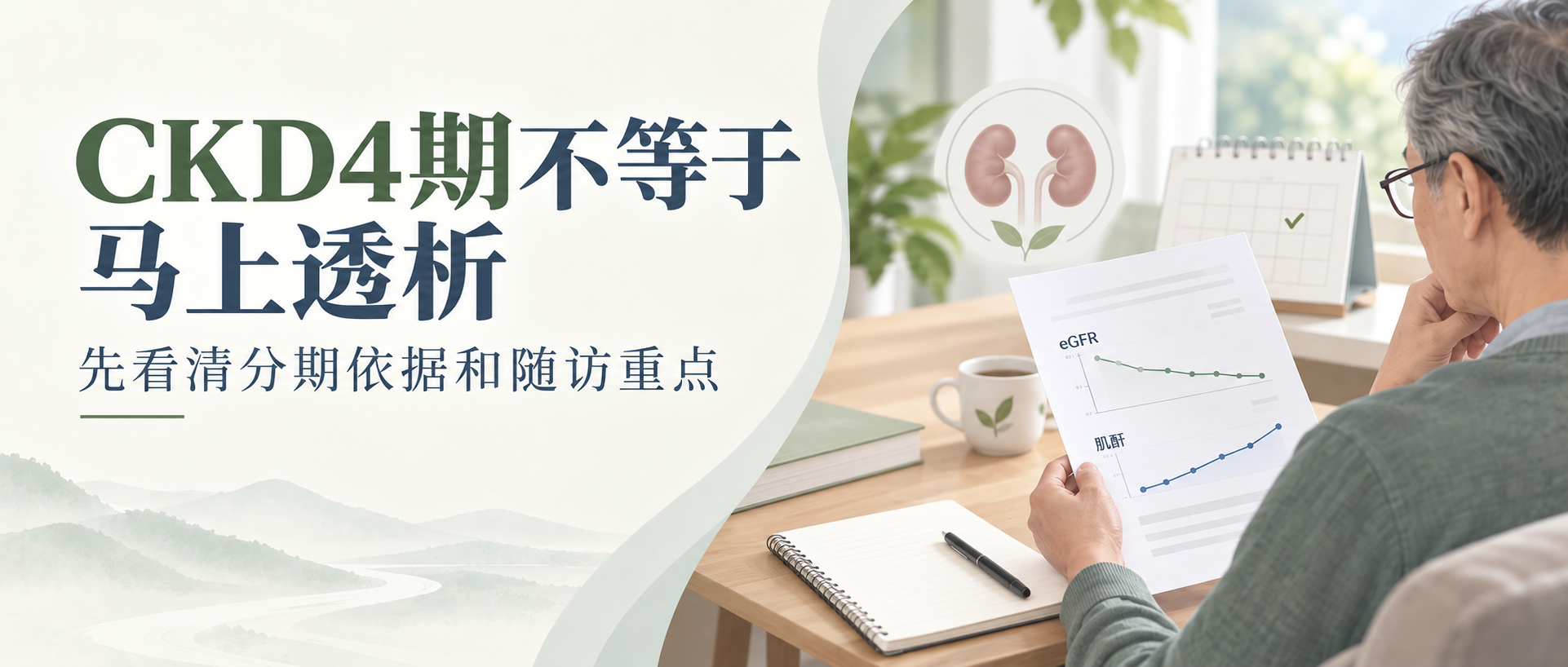 CKD4期不等于马上透析：先看清分期依据和随访重点