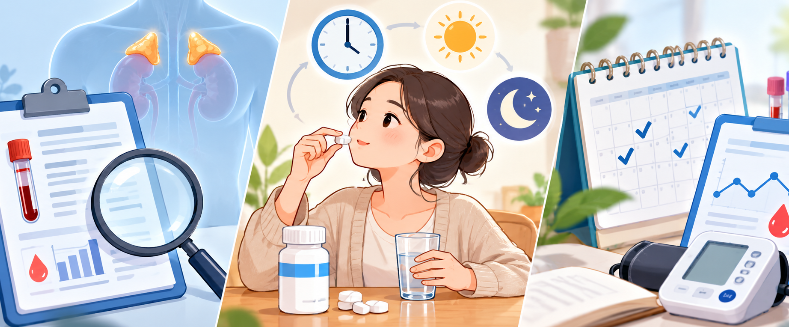 肾上腺皮质功能减退日常注意事项：检查怎么看、用药怎么配合、复诊盯住什么