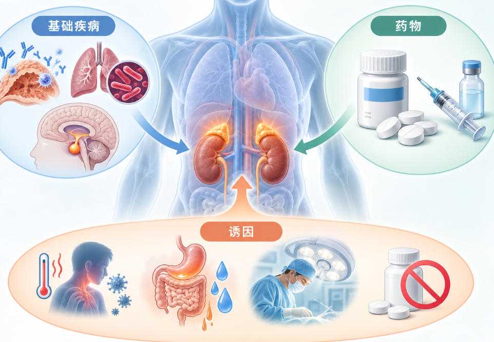 肾上腺皮质功能减退是什么原因引起的｜基础疾病、药物和危象诱因怎么分