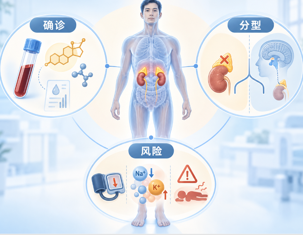 肾上腺皮质功能减退意味着什么？确诊、分型和风险判断一次讲清