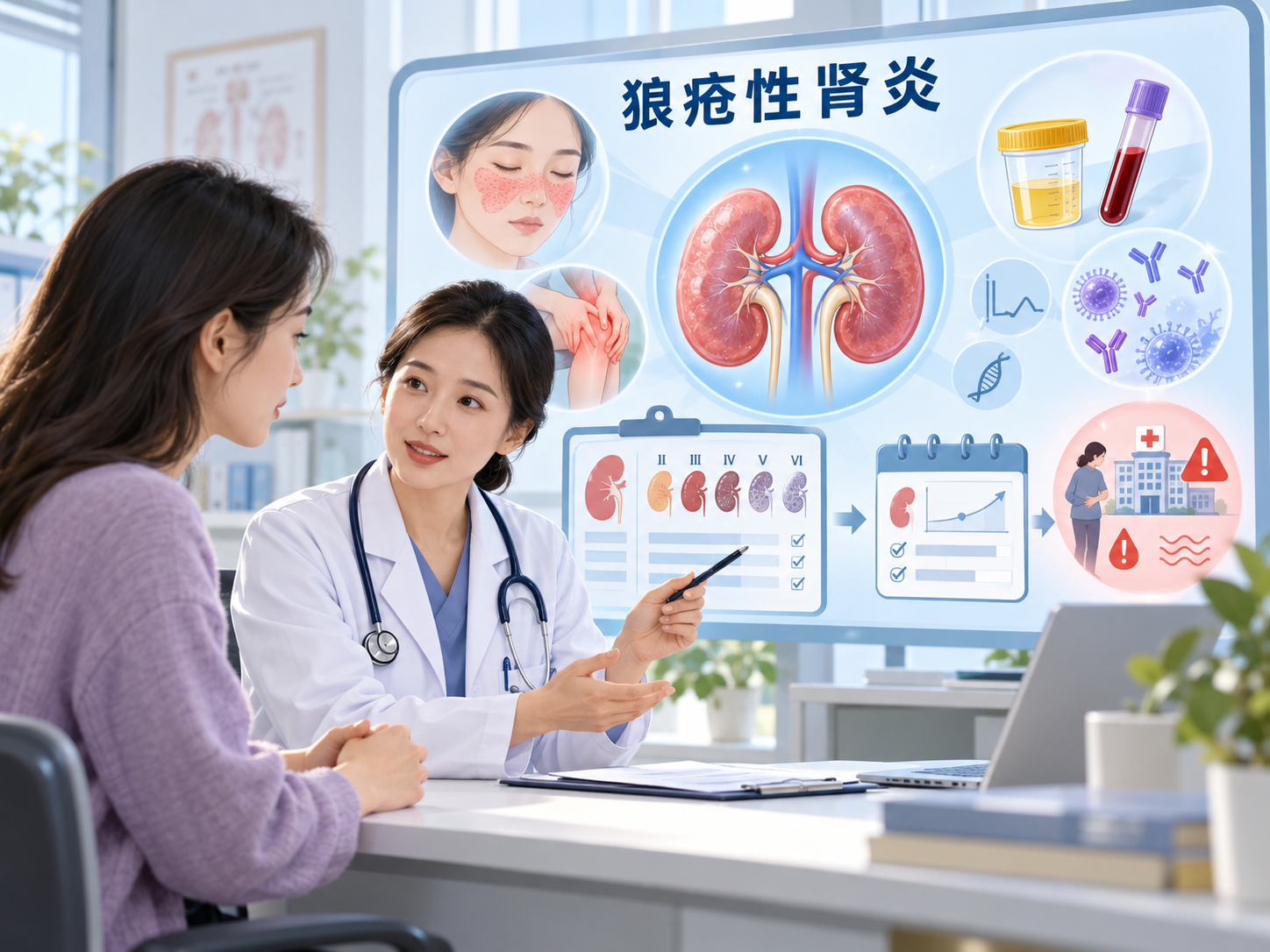 狼疮性肾炎｜重点解读系统性表现、分型评估和长期管理，并说明就医注意事项