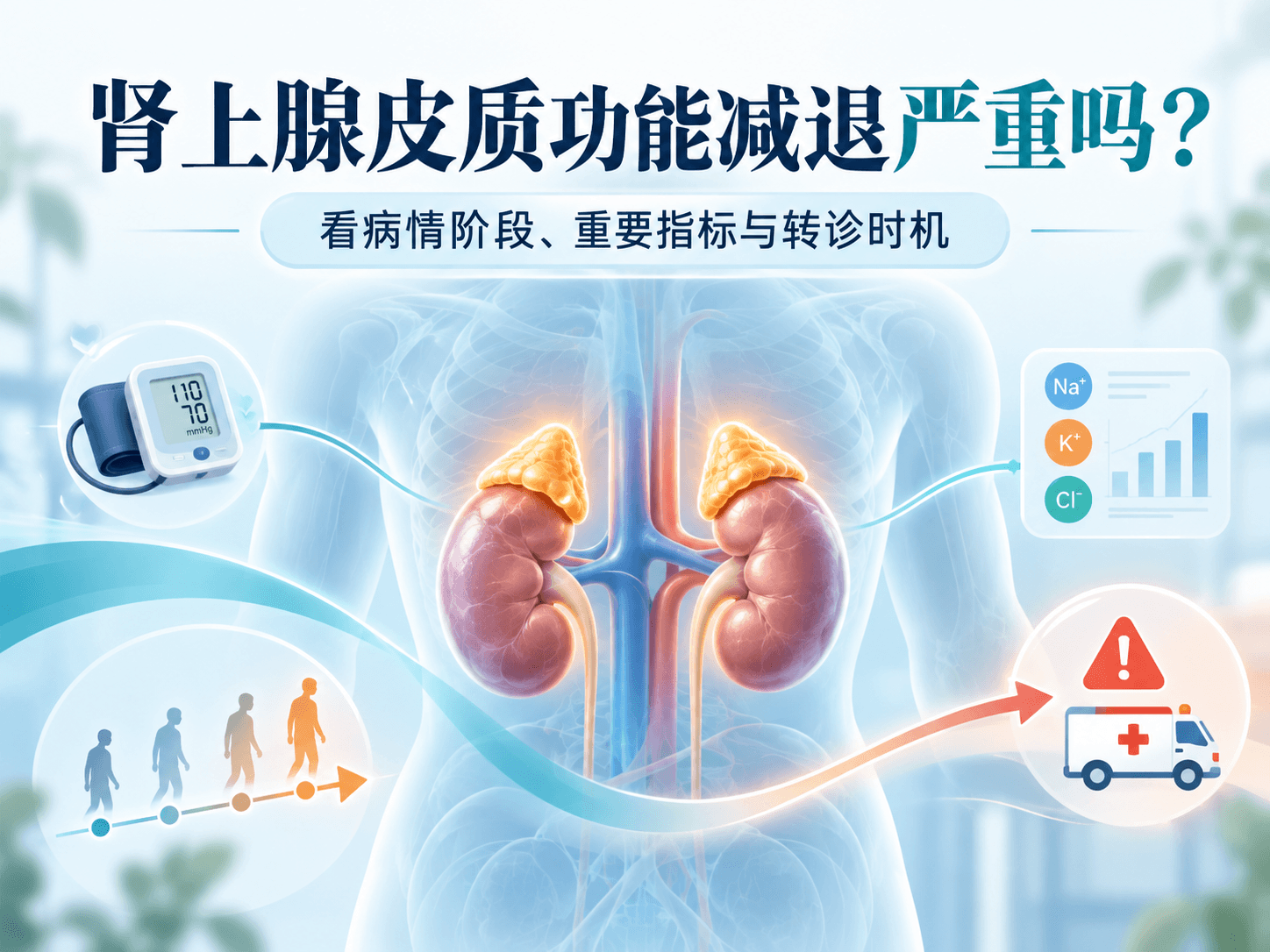 肾上腺皮质功能减退严重吗｜从病情阶段、重要指标和及时转诊了解规范诊疗