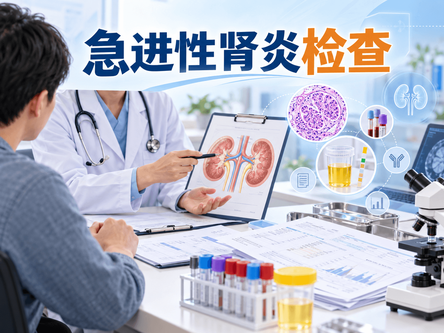 急进性肾小球肾炎需要做哪些检查：围绕确诊检查、鉴别诊断和风险评估逐项说明