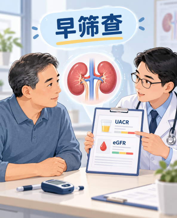 糖尿病多久会伤肾？2型糖尿病为什么确诊后就该查UACR和eGFR