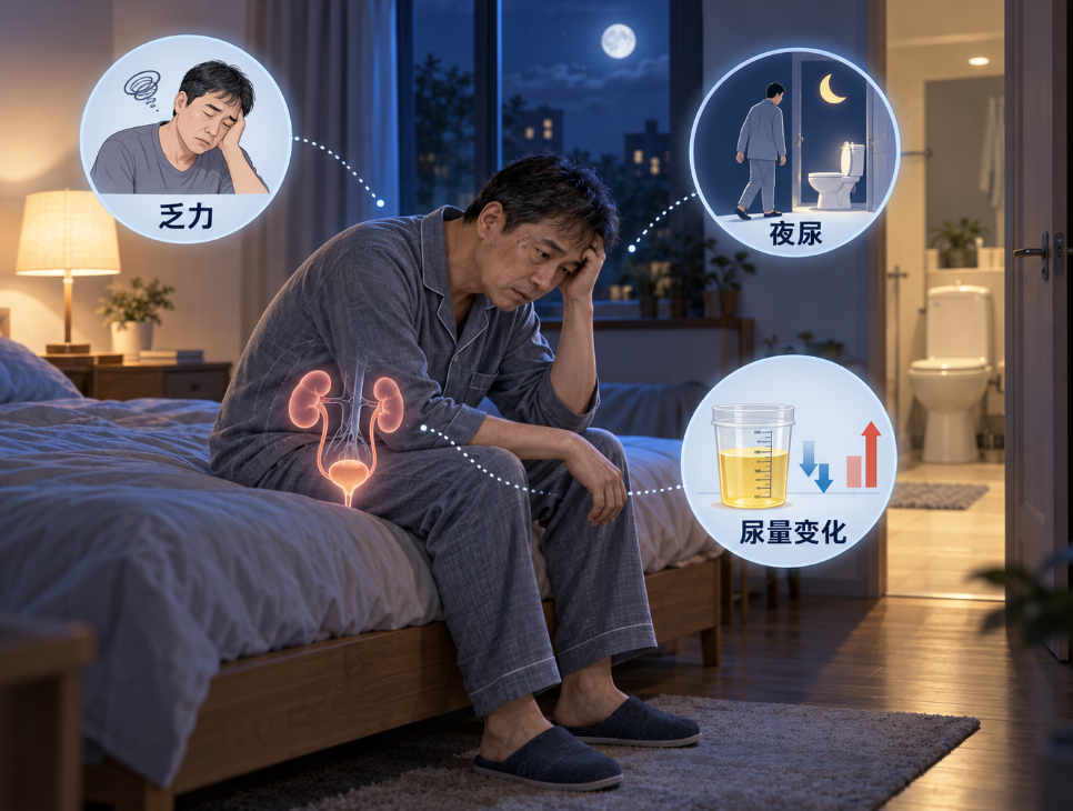 肾病会乏力吗？尿量、夜尿出现这些变化要注意