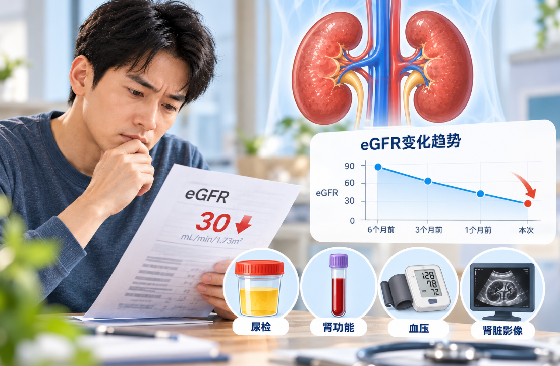 eGFR下降怎么办：检查依据、诊疗思路与随访重点